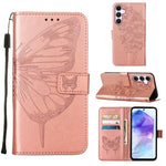 Custodia per telefono in pelle con farfalla goffrata, For Samsung Galaxy Xcover7, For Samsung Galaxy A55, For Samsung Galaxy A35 5G