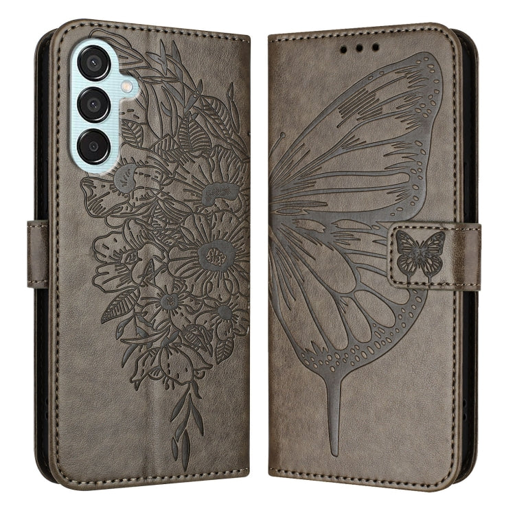 Custodia per telefono in pelle con farfalla goffrata, For Samsung Galaxy S24 FE 5G, For Samsung Galaxy M55, For Samsung Galaxy M15 / F15 5G Global