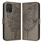 Custodia per telefono in pelle con farfalla goffrata, For Samsung Galaxy A41 EU, For Samsung Galaxy M62, For Samsung Galaxy A91 / M80s / S10 Lite