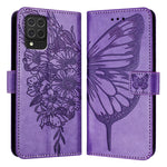 Custodia per telefono in pelle con farfalla goffrata, For Samsung Galaxy A41 EU, For Samsung Galaxy M62, For Samsung Galaxy A91 / M80s / S10 Lite