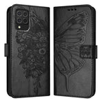 Custodia per telefono in pelle con farfalla goffrata, For Samsung Galaxy A41 EU, For Samsung Galaxy M62, For Samsung Galaxy A91 / M80s / S10 Lite
