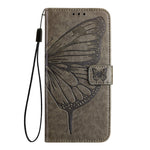 Custodia per telefono in pelle con farfalla goffrata, For Samsung Galaxy Xcover7, For Samsung Galaxy A55, For Samsung Galaxy A35 5G