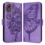 Custodia per telefono in pelle con farfalla goffrata, For Samsung Galaxy Xcover7, For Samsung Galaxy A55, For Samsung Galaxy A35 5G