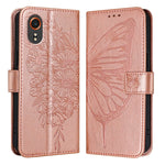 Custodia per telefono in pelle con farfalla goffrata, For Samsung Galaxy Xcover7, For Samsung Galaxy A55, For Samsung Galaxy A35 5G