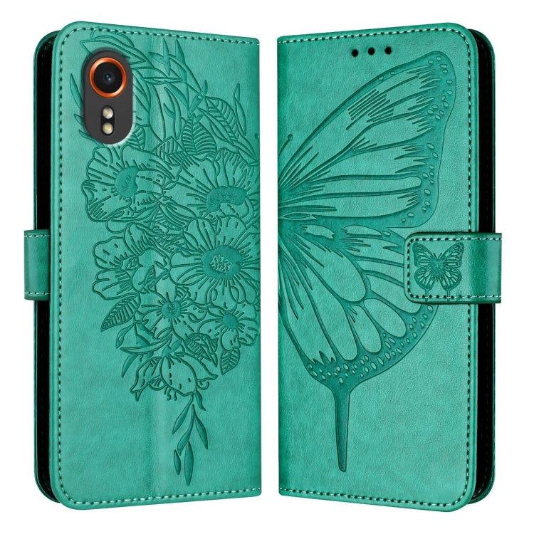 Custodia per telefono in pelle con farfalla goffrata, For Samsung Galaxy Xcover7, For Samsung Galaxy A55, For Samsung Galaxy A35 5G