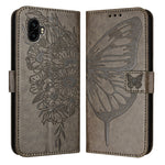 Custodia per telefono in pelle con farfalla goffrata, For Samsung Galaxy Xcover6 Pro, For Samsung Galaxy M52 5G, For Samsung Galaxy M32 4G Global / M22