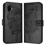 Custodia per telefono in pelle con farfalla goffrata, For Samsung Galaxy Xcover6 Pro, For Samsung Galaxy M52 5G, For Samsung Galaxy M32 4G Global / M22