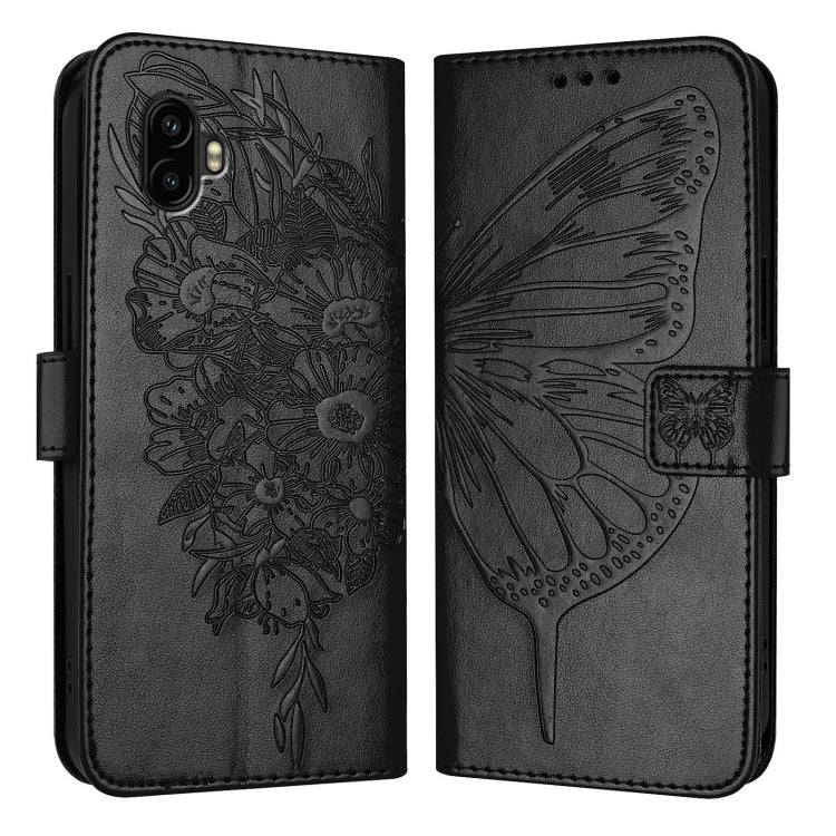 Custodia per telefono in pelle con farfalla goffrata, For Samsung Galaxy Xcover6 Pro, For Samsung Galaxy M52 5G, For Samsung Galaxy M32 4G Global / M22