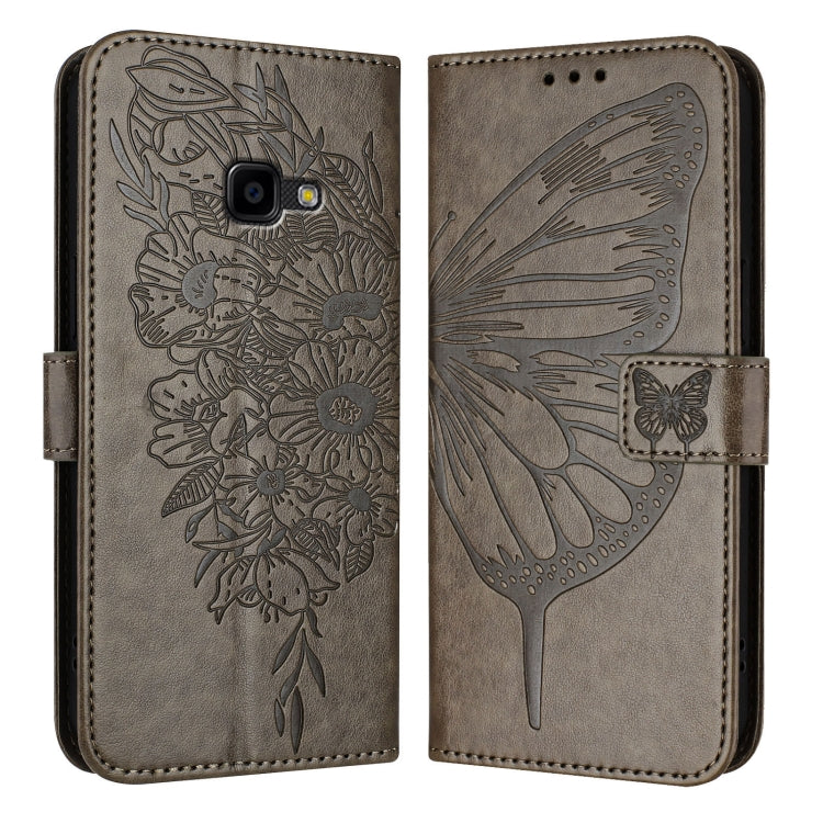 Custodia per telefono in pelle con farfalla goffrata, For Samsung Galaxy A40, For Samsung Galaxy A10 / M10 EU, For Samsung Galaxy Xcover 4s / Xcover 4