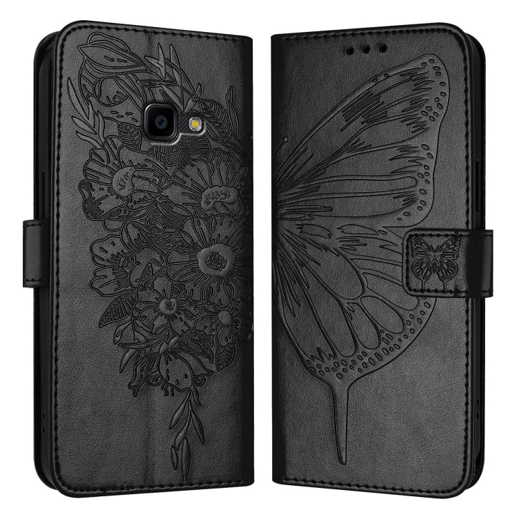 Custodia per telefono in pelle con farfalla goffrata, For Samsung Galaxy A40, For Samsung Galaxy A10 / M10 EU, For Samsung Galaxy Xcover 4s / Xcover 4