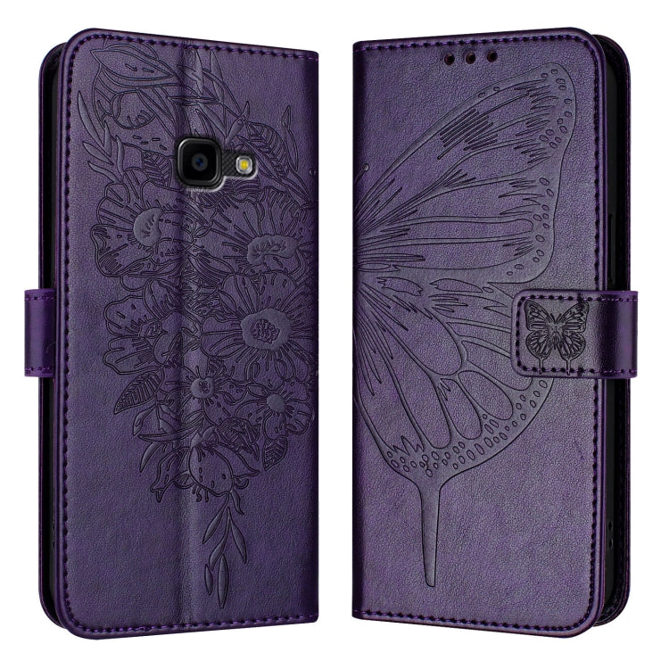 Custodia per telefono in pelle con farfalla goffrata, For Samsung Galaxy A40, For Samsung Galaxy A10 / M10 EU, For Samsung Galaxy Xcover 4s / Xcover 4