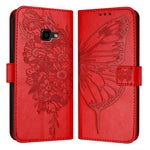 Custodia per telefono in pelle con farfalla goffrata, For Samsung Galaxy A40, For Samsung Galaxy A10 / M10 EU, For Samsung Galaxy Xcover 4s / Xcover 4