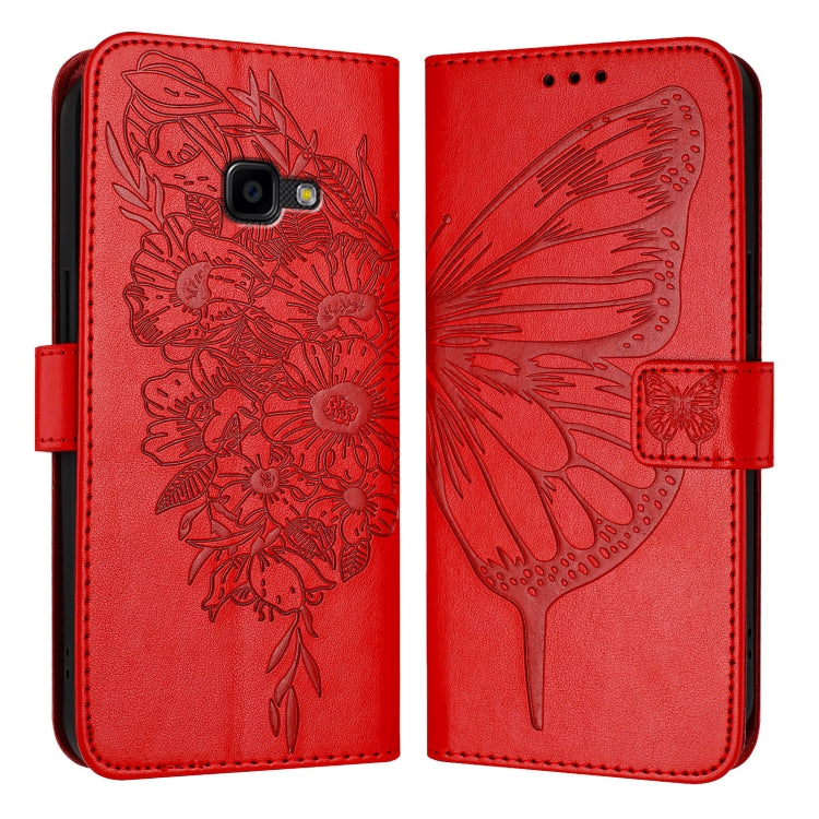 Custodia per telefono in pelle con farfalla goffrata, For Samsung Galaxy A40, For Samsung Galaxy A10 / M10 EU, For Samsung Galaxy Xcover 4s / Xcover 4