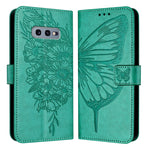 Custodia per telefono in pelle con farfalla goffrata, For Samsung Galaxy S10e, For Samsung Galaxy S10+, For Samsung Galaxy S10