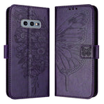 Custodia per telefono in pelle con farfalla goffrata, For Samsung Galaxy S10e, For Samsung Galaxy S10+, For Samsung Galaxy S10