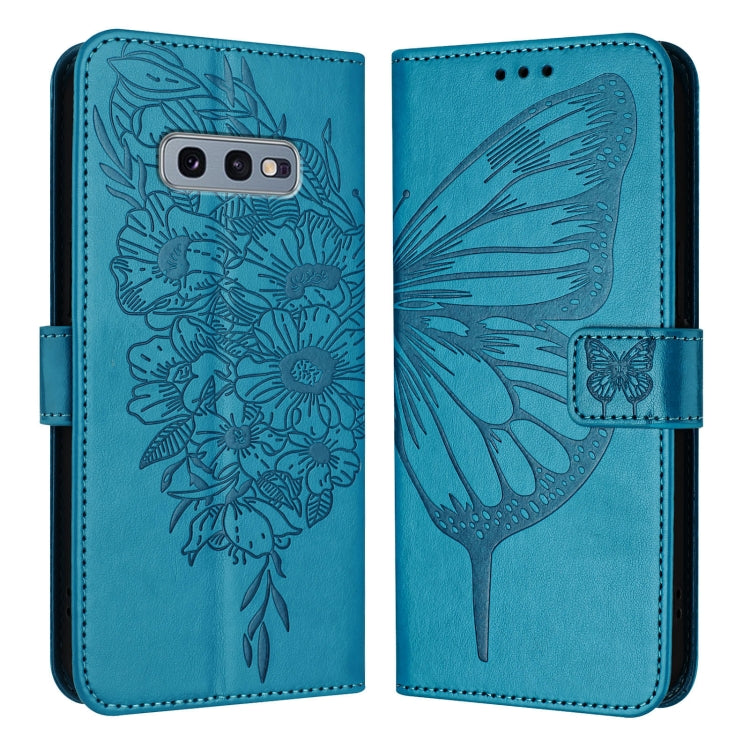Custodia per telefono in pelle con farfalla goffrata, For Samsung Galaxy S10e, For Samsung Galaxy S10+, For Samsung Galaxy S10