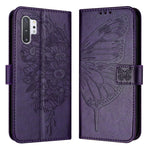 Custodia per telefono in pelle con farfalla goffrata, For Samsung Galaxy Note10, For Samsung Galaxy Note10+, For Samsung Galaxy A20e / A10e