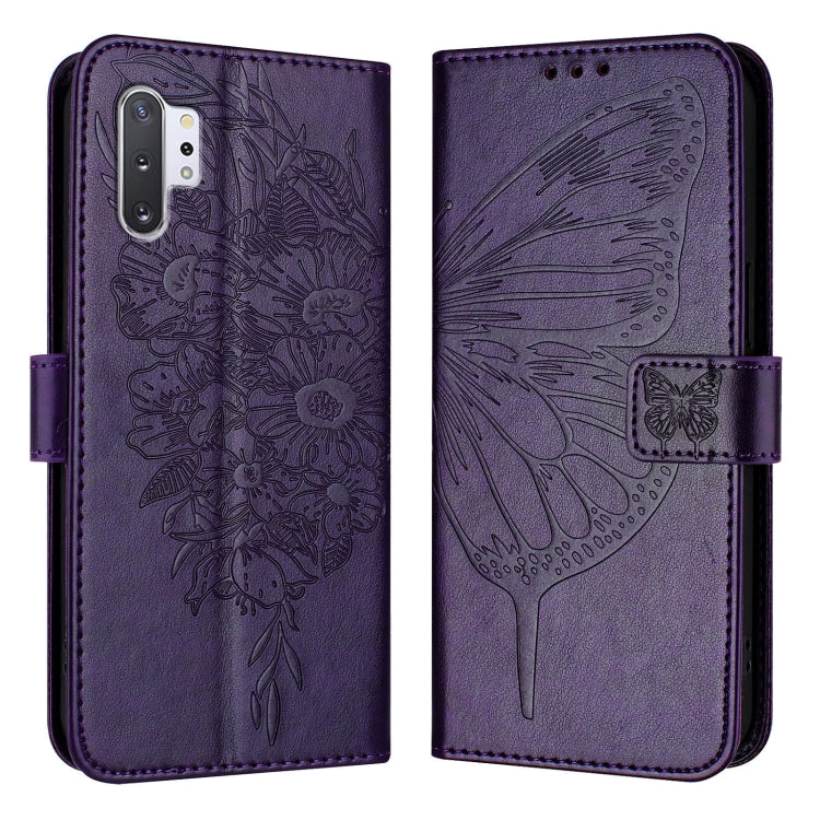 Custodia per telefono in pelle con farfalla goffrata, For Samsung Galaxy Note10, For Samsung Galaxy Note10+, For Samsung Galaxy A20e / A10e