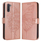 Custodia per telefono in pelle con farfalla goffrata, For Samsung Galaxy Note10, For Samsung Galaxy Note10+, For Samsung Galaxy A20e / A10e