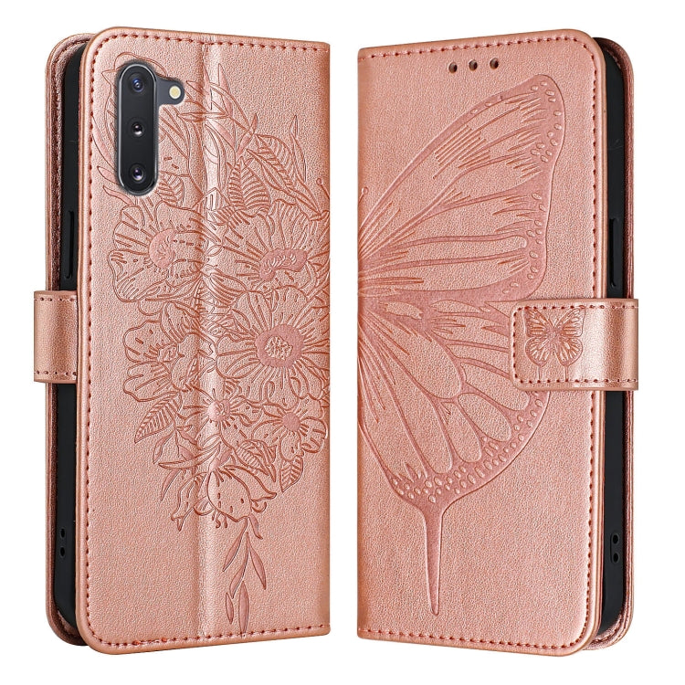 Custodia per telefono in pelle con farfalla goffrata, For Samsung Galaxy Note10, For Samsung Galaxy Note10+, For Samsung Galaxy A20e / A10e