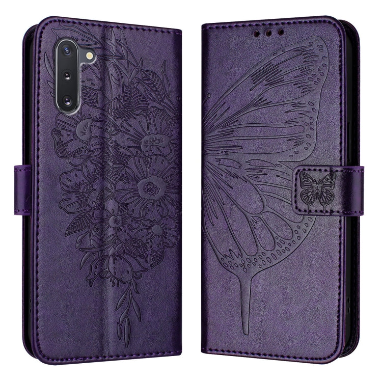 Custodia per telefono in pelle con farfalla goffrata, For Samsung Galaxy Note10, For Samsung Galaxy Note10+, For Samsung Galaxy A20e / A10e