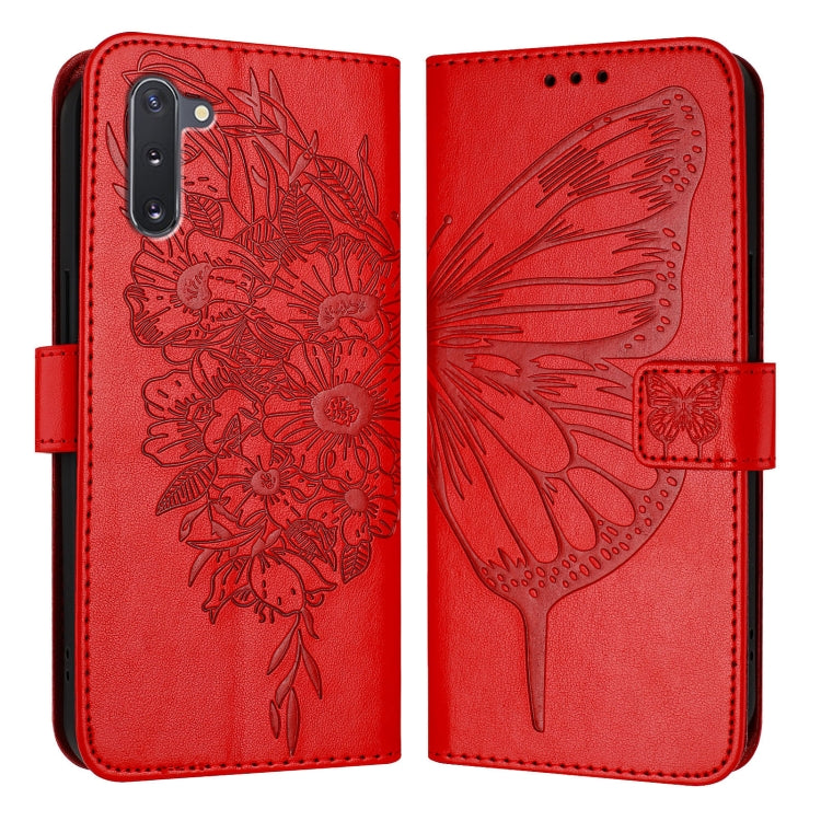 Custodia per telefono in pelle con farfalla goffrata, For Samsung Galaxy Note10, For Samsung Galaxy Note10+, For Samsung Galaxy A20e / A10e