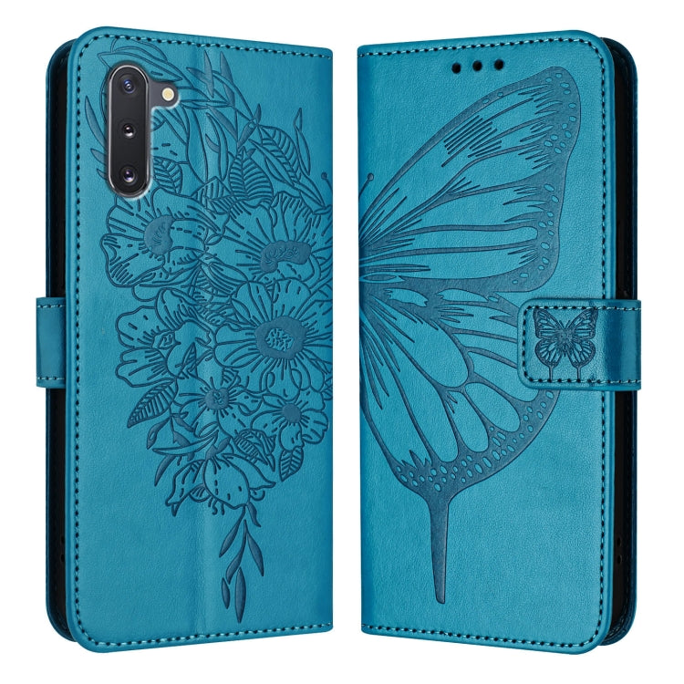 Custodia per telefono in pelle con farfalla goffrata, For Samsung Galaxy Note10, For Samsung Galaxy Note10+, For Samsung Galaxy A20e / A10e