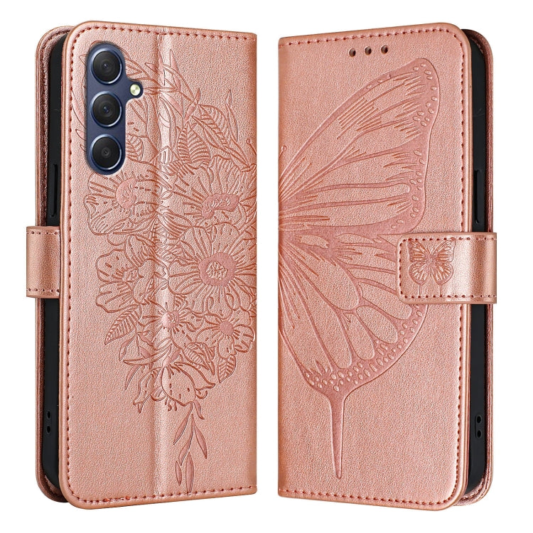 Custodia per telefono in pelle con farfalla goffrata, For Samsung Galaxy M34 5G / F34 5G, For Samsung Galaxy M54 5G / F54 5G, For Samsung Galaxy M14 5G Global