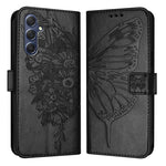 Custodia per telefono in pelle con farfalla goffrata, For Samsung Galaxy M34 5G / F34 5G, For Samsung Galaxy M54 5G / F54 5G, For Samsung Galaxy M14 5G Global