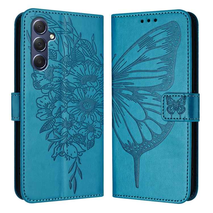 Custodia per telefono in pelle con farfalla goffrata, For Samsung Galaxy M34 5G / F34 5G, For Samsung Galaxy M54 5G / F54 5G, For Samsung Galaxy M14 5G Global