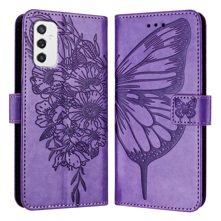Custodia per telefono in pelle con farfalla goffrata, For Samsung Galaxy Xcover6 Pro, For Samsung Galaxy M52 5G, For Samsung Galaxy M32 4G Global / M22