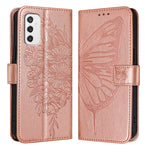 Custodia per telefono in pelle con farfalla goffrata, For Samsung Galaxy Xcover6 Pro, For Samsung Galaxy M52 5G, For Samsung Galaxy M32 4G Global / M22