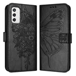 Custodia per telefono in pelle con farfalla goffrata, For Samsung Galaxy Xcover6 Pro, For Samsung Galaxy M52 5G, For Samsung Galaxy M32 4G Global / M22