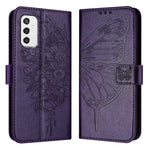 Custodia per telefono in pelle con farfalla goffrata, For Samsung Galaxy Xcover6 Pro, For Samsung Galaxy M52 5G, For Samsung Galaxy M32 4G Global / M22