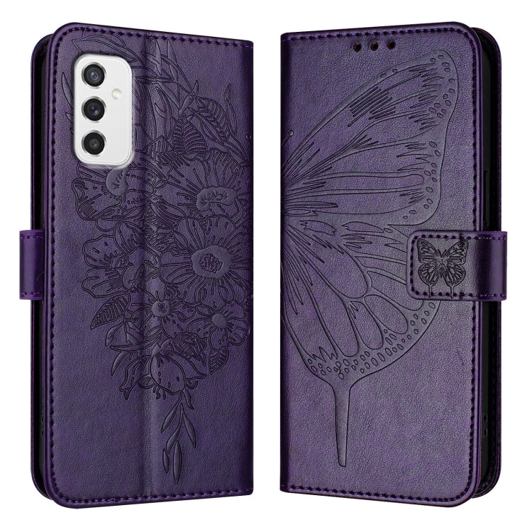Custodia per telefono in pelle con farfalla goffrata, For Samsung Galaxy Xcover6 Pro, For Samsung Galaxy M52 5G, For Samsung Galaxy M32 4G Global / M22