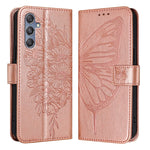 Custodia per telefono in pelle con farfalla goffrata, For Samsung Galaxy M34 5G / F34 5G, For Samsung Galaxy M54 5G / F54 5G, For Samsung Galaxy M14 5G Global