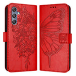 Custodia per telefono in pelle con farfalla goffrata, For Samsung Galaxy M34 5G / F34 5G, For Samsung Galaxy M54 5G / F54 5G, For Samsung Galaxy M14 5G Global