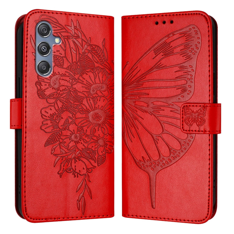 Custodia per telefono in pelle con farfalla goffrata, For Samsung Galaxy M34 5G / F34 5G, For Samsung Galaxy M54 5G / F54 5G, For Samsung Galaxy M14 5G Global