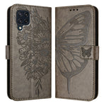 Custodia per telefono in pelle con farfalla goffrata, For Samsung Galaxy Xcover6 Pro, For Samsung Galaxy M52 5G, For Samsung Galaxy M32 4G Global / M22