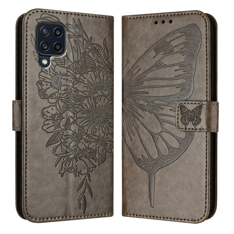 Custodia per telefono in pelle con farfalla goffrata, For Samsung Galaxy Xcover6 Pro, For Samsung Galaxy M52 5G, For Samsung Galaxy M32 4G Global / M22