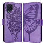 Custodia per telefono in pelle con farfalla goffrata, For Samsung Galaxy Xcover6 Pro, For Samsung Galaxy M52 5G, For Samsung Galaxy M32 4G Global / M22