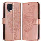 Custodia per telefono in pelle con farfalla goffrata, For Samsung Galaxy Xcover6 Pro, For Samsung Galaxy M52 5G, For Samsung Galaxy M32 4G Global / M22