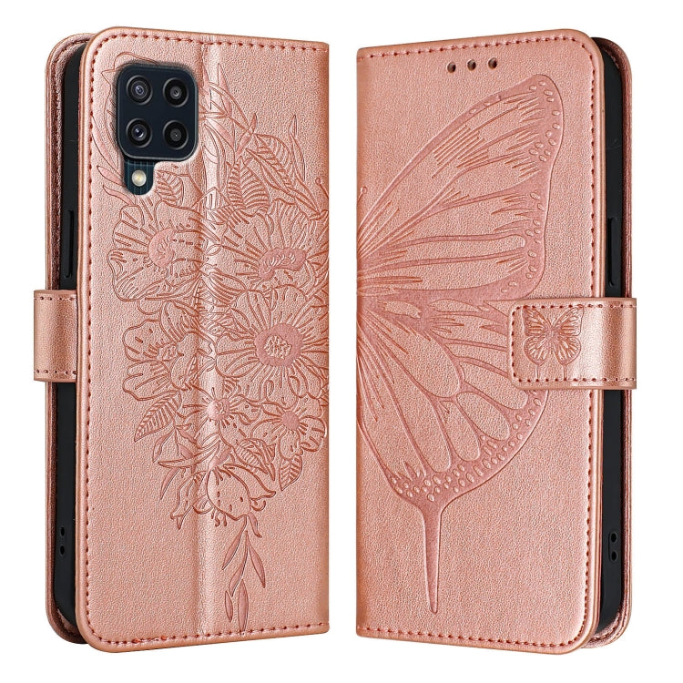 Custodia per telefono in pelle con farfalla goffrata, For Samsung Galaxy Xcover6 Pro, For Samsung Galaxy M52 5G, For Samsung Galaxy M32 4G Global / M22