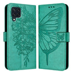 Custodia per telefono in pelle con farfalla goffrata, For Samsung Galaxy Xcover6 Pro, For Samsung Galaxy M52 5G, For Samsung Galaxy M32 4G Global / M22