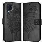 Custodia per telefono in pelle con farfalla goffrata, For Samsung Galaxy Xcover6 Pro, For Samsung Galaxy M52 5G, For Samsung Galaxy M32 4G Global / M22