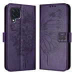 Custodia per telefono in pelle con farfalla goffrata, For Samsung Galaxy Xcover6 Pro, For Samsung Galaxy M52 5G, For Samsung Galaxy M32 4G Global / M22