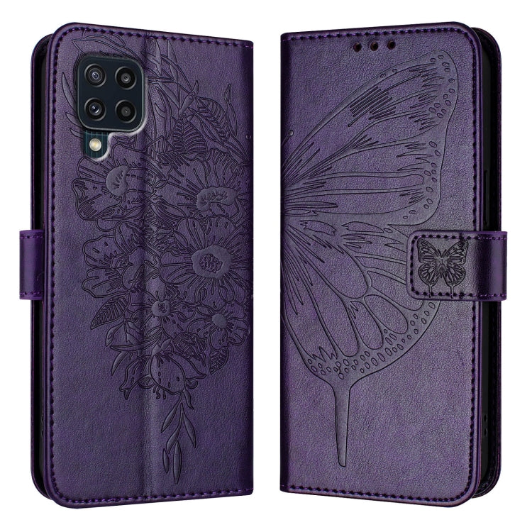 Custodia per telefono in pelle con farfalla goffrata, For Samsung Galaxy Xcover6 Pro, For Samsung Galaxy M52 5G, For Samsung Galaxy M32 4G Global / M22
