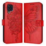 Custodia per telefono in pelle con farfalla goffrata, For Samsung Galaxy Xcover6 Pro, For Samsung Galaxy M52 5G, For Samsung Galaxy M32 4G Global / M22