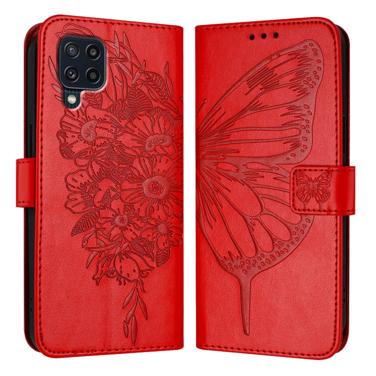 Custodia per telefono in pelle con farfalla goffrata, For Samsung Galaxy Xcover6 Pro, For Samsung Galaxy M52 5G, For Samsung Galaxy M32 4G Global / M22
