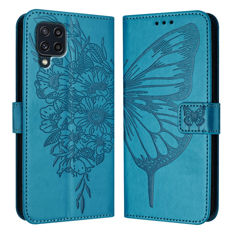 Custodia per telefono in pelle con farfalla goffrata, For Samsung Galaxy Xcover6 Pro, For Samsung Galaxy M52 5G, For Samsung Galaxy M32 4G Global / M22